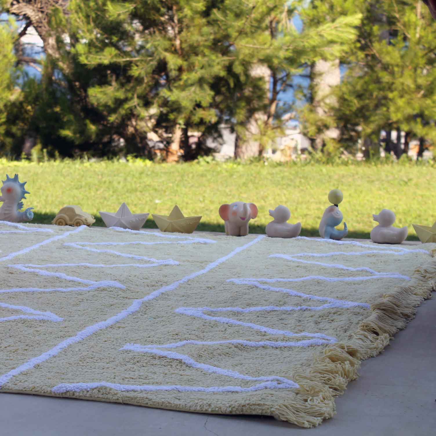 RUG HIPPY YELLOW (120X160)